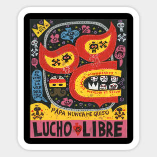 LUCHO LIBRE Sticker